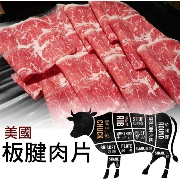 【極海鮮八號鋪】PRIME頂級熟成板腱火鍋燒肉片 200G±10%/盤-細節圖6