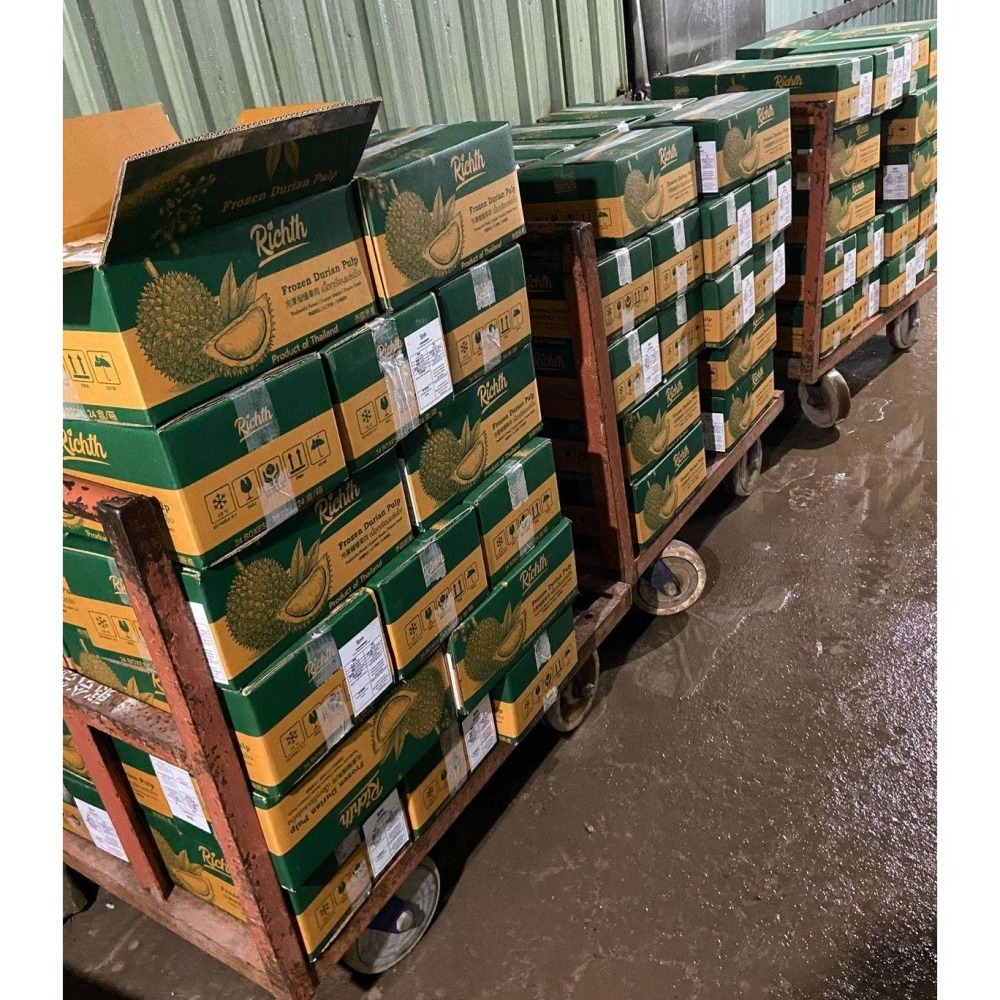 【極海鮮八號鋪】泰國金枕頭榴槤純果肉 ‼️ 無核果‼️✔️直接吃✔️烤著吃✔️炸著吃 都超好吃👏-細節圖5