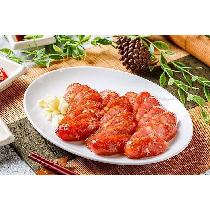 【極海鮮八號鋪】阿城鵝肉香腸(杏鮑菇)3分杏鮑菇🍄7分嚴選後腿豬肉🥩，吃起來一點也不油膩，-細節圖5