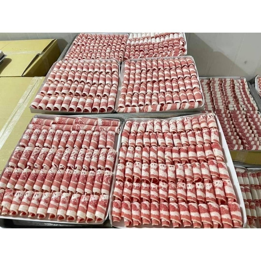【極海鮮八號鋪】嚴選美國牛五花500g/包(原肉火鍋肉片)油花豐盈、鮮嫩多汁，肉食控的靈魂首選 🍱-細節圖3
