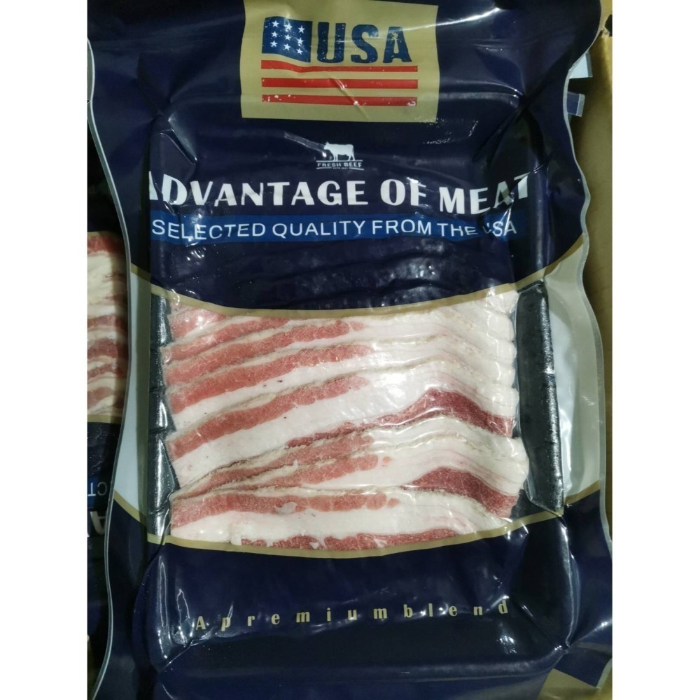 【極海鮮八號鋪】* 社群特價*美國熟成雪花牛肉片-180G/0.25CM/包，肉質Q彈、油脂豐富-細節圖4