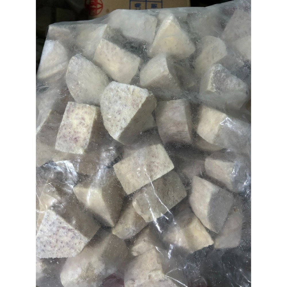 【極海鮮八號鋪】精選大芋頭角1KG/包★已貼心削皮切塊★精選香濃芋頭角★做任何鹹料理都好方便-細節圖2