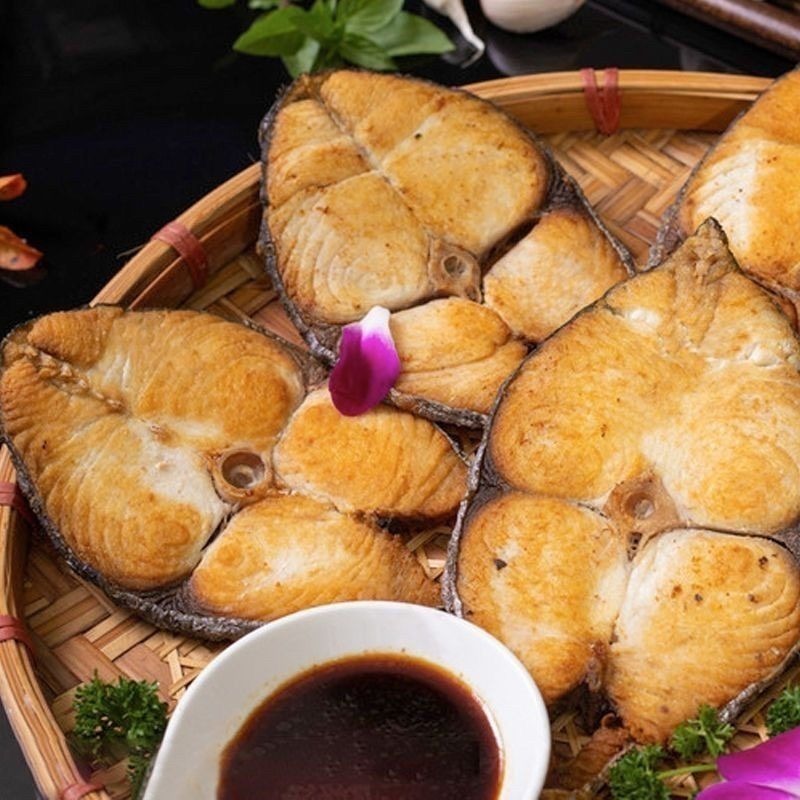 【極海鮮八號鋪】超厚切大片無洞土魠魚切片 (單片真空包)350g±5%/片-清蒸、煮湯、乾煎，肉質更加細嫩😆-細節圖4