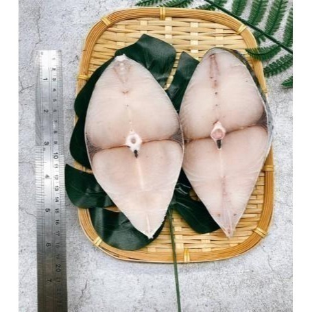 【極海鮮八號鋪】超厚切大片無洞土魠魚切片 (單片真空包)300-350g±5%/片-清蒸、煮湯、乾煎，肉質更加細嫩😆-細節圖7