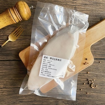 【極海鮮八號鋪】超厚切大片無洞土魠魚切片 (單片真空包)300-350g±5%/片-清蒸、煮湯、乾煎，肉質更加細嫩😆-細節圖8