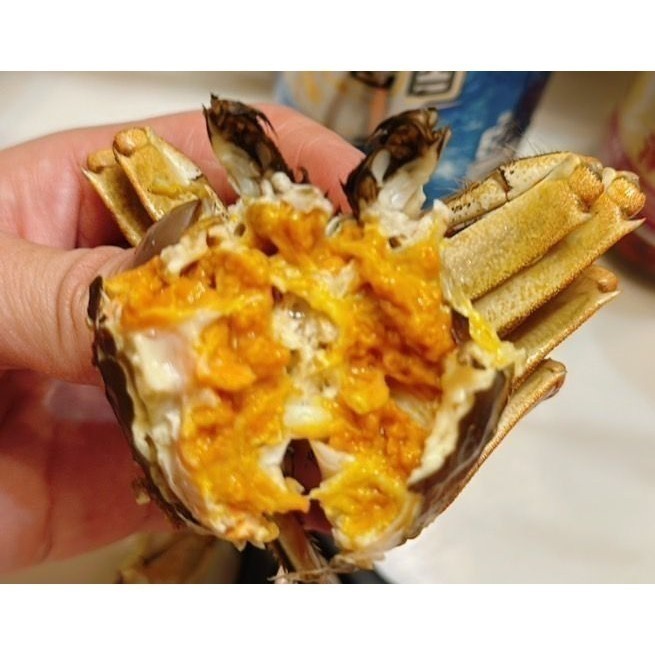 【極海鮮八號鋪】大閘蟹12/05到貨, 大陸江蘇正港貨母蟹, 爆膏爆蛋規格等級,蟹肉厚鮮甜，蟹黃蟹膏濃郁-細節圖6