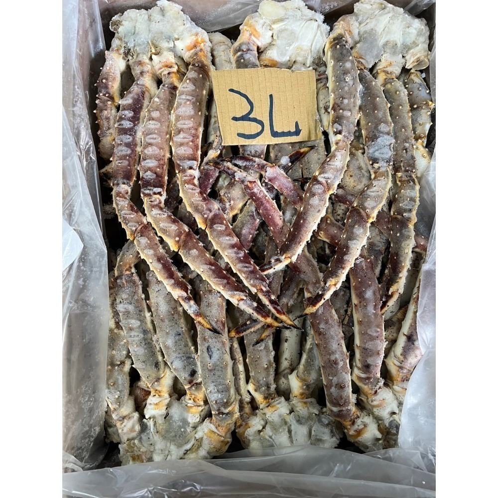 【極海鮮八號鋪】生凍鱈場蟹腳-3L(900-1100公克); 4L-蟹肉飽滿紮實，簡單清蒸或火鍋享受頂級美好滋味-細節圖2