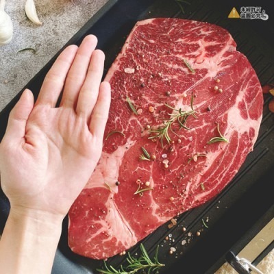 【極海鮮八號鋪】1855 Prime霜降牛排(肩胛肉)350g±10%/包，美國1855黑安格斯Prime級，最高品質-細節圖2