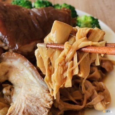 【極海鮮八號鋪】筍絲元蹄1200g/包-香味四溢，肉質軟嫩香甜，搭配爽脆筍絲解油膩，經典絕配！-細節圖4