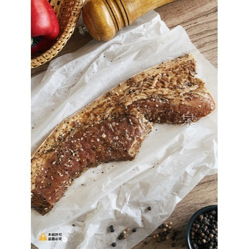 【極海鮮八號鋪】傳統鹹豬肉，使用國產「台灣豬」300g±10%/包，嚴選優質肥瘦適中的國產上等五花肉，口味遵循古法香氣逼-細節圖2