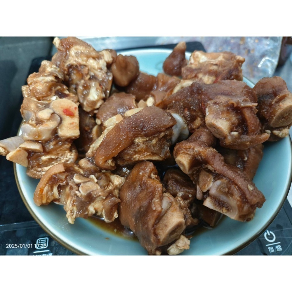 【極海鮮八號鋪】香滷豬腳1000g/包-滿滿的膠質，Q彈紮實有嚼勁 可搭配細麵、白飯食用-細節圖8