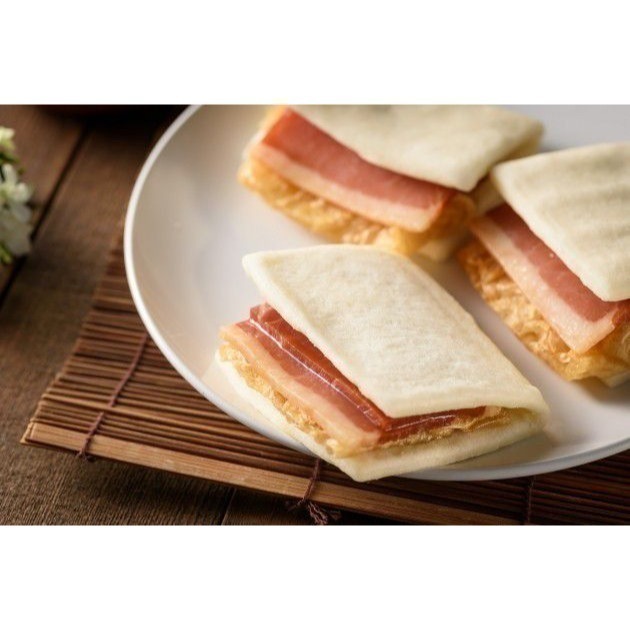 【極海鮮八號鋪】富貴雙方(無外盒)-280g/組(一組12入)✔️上海火腿+烤素方+四方餅X10份-細節圖5