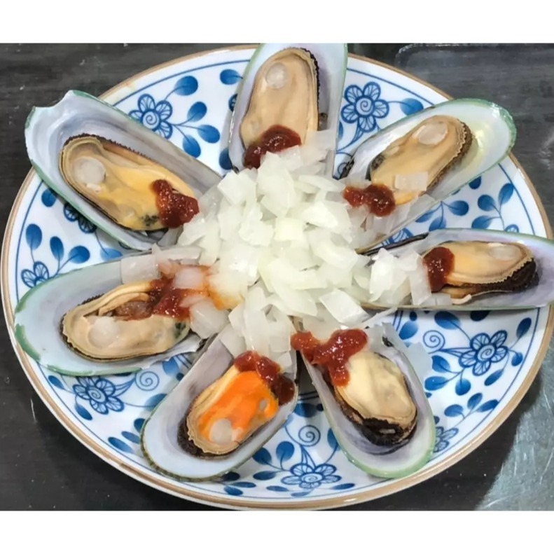 【極海鮮八號鋪】熟凍紐西蘭半殼淡菜，800g/盒，選自紐西蘭純淨水質的淡菜，肉質有彈性厚實飽滿。-細節圖2