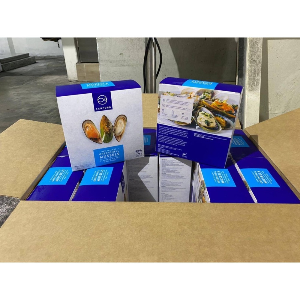 【極海鮮八號鋪】熟凍紐西蘭半殼淡菜，800g/盒，選自紐西蘭純淨水質的淡菜，肉質有彈性厚實飽滿。-細節圖5