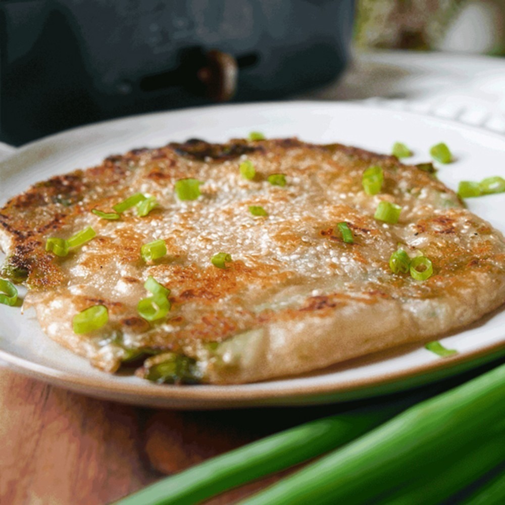 【極海鮮八號鋪】杰哥水餃X日光豆漿 萬丹紅豆/香濃青蔥鍋餅，上海餐廳必點，經典中式甜點，外脆內軟，餅皮越嚼越香-細節圖9