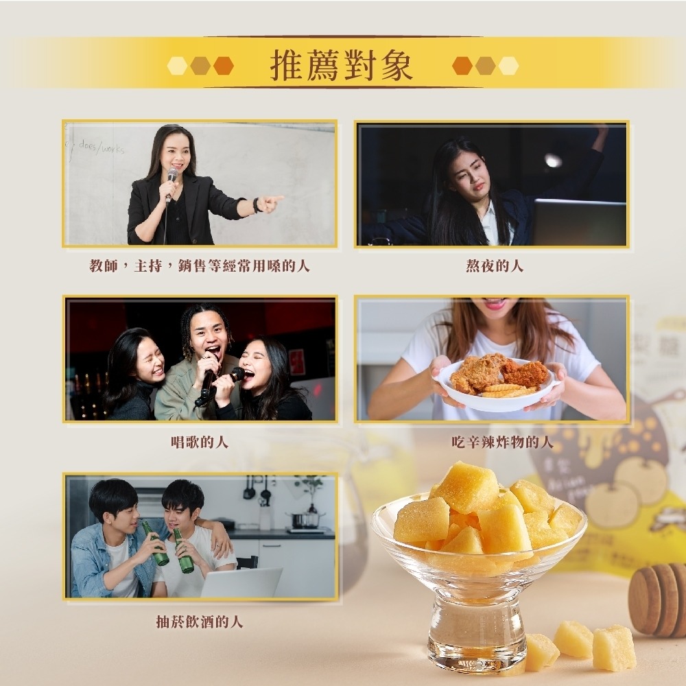 【極海鮮八號鋪】依琦匠子-正宗天然草本漢方蜂梨糖(水蜜桃/原味/橙味)，原料天然無添加，隨時來一粒、滋潤咽喉~-細節圖7