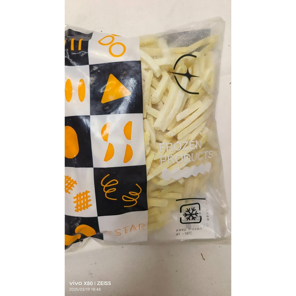 【極海鮮八號鋪】金黃薯條1kg裝，嚴選優質馬鈴薯，油炸後外皮酥脆、內裡香軟且不輸速食店的好吃~~-細節圖3