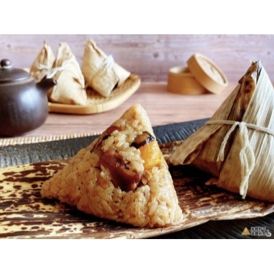 【極海鮮八號鋪】古早味肉粽(北部粽)，180g*5粒/包，傳統古早味北部粽，使用台灣濁水溪優質長糯米，佐以獨門醬汁拌入-細節圖3