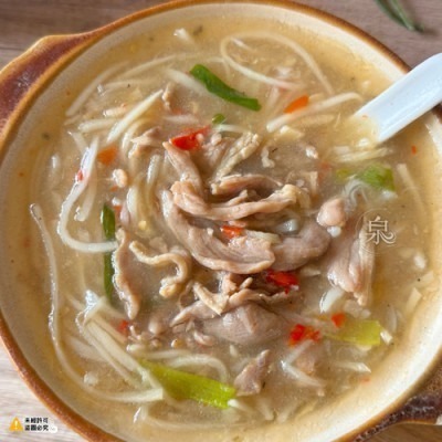 【極海鮮八號鋪】新港火炒鴨肉羹 1000g/包，在地古早味羹湯，真材實料鴨肉塊，加熱即食超下飯-細節圖3