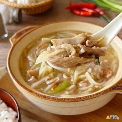 【極海鮮八號鋪】新港火炒鴨肉羹 1000g/包，在地古早味羹湯，真材實料鴨肉塊，加熱即食超下飯-細節圖4