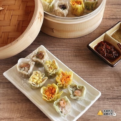 【極海鮮八號鋪】港式綜合燒賣－－－蟹黃/蛋黃/蝦仁/香菇，12顆/盒，道地港點在家吃，4種口味一次滿足-細節圖4