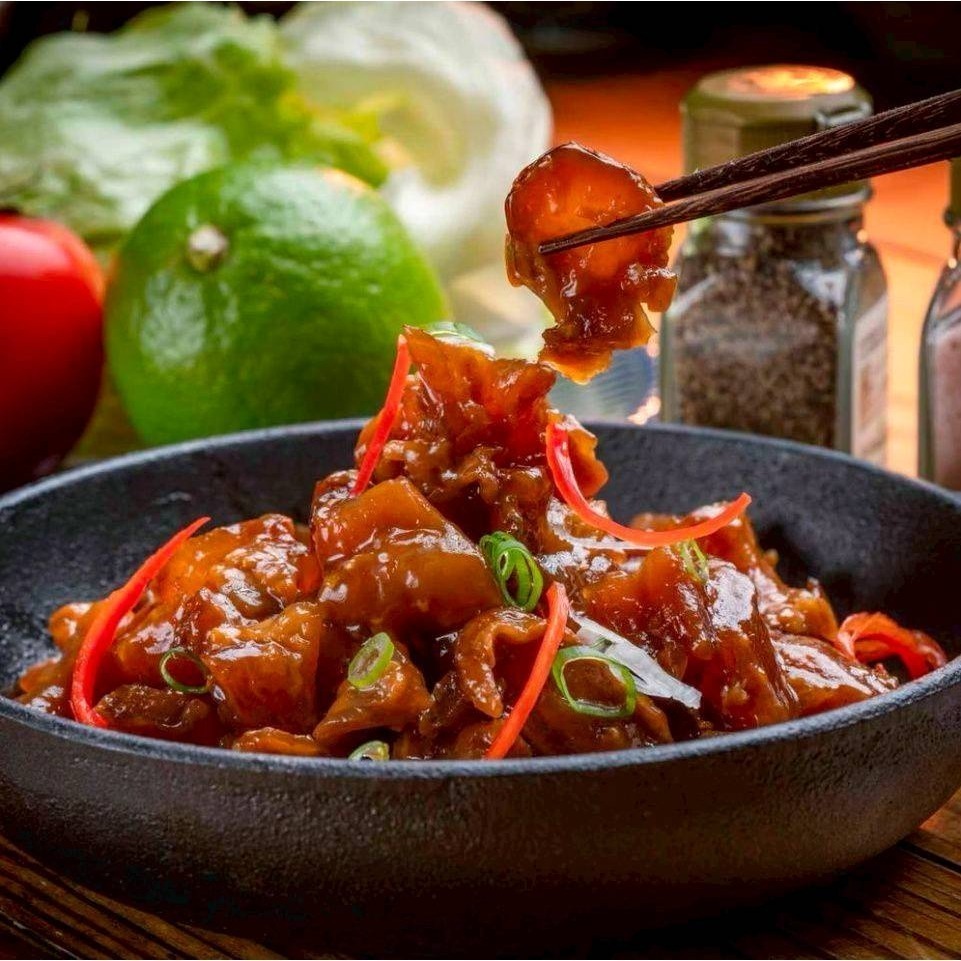 【極海鮮八號鋪】香滷牛筋300g⭕相當入味，不死鹹，⭕加熱就可上桌，⭕馬上上桌，牛筋口感Q彈滑嫩又帶點嚼勁，每一塊都入味-細節圖3