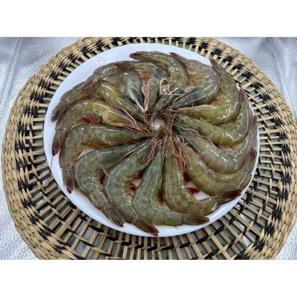 【極海鮮八號鋪】*社群特價* 🦐黑太陽活凍超大白蝦 30/40🦐600g✔高蛋白✔低熱量-細節圖2