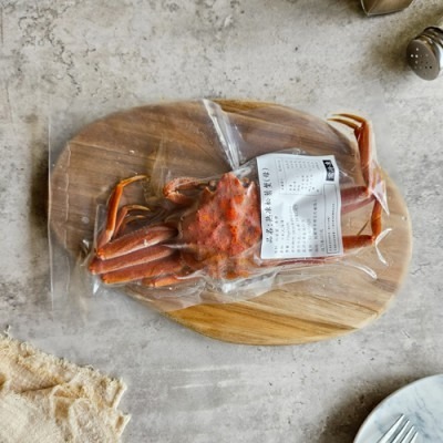 【極海鮮八號鋪】熟凍松葉蟹(母)150g/隻-蟹腳修長飽滿，蟹肉細緻香甜，蟹膏更是迷人回味！-細節圖6