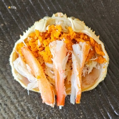 【極海鮮八號鋪】熟凍松葉蟹(母)150g/隻-蟹腳修長飽滿，蟹肉細緻香甜，蟹膏更是迷人回味！-細節圖5