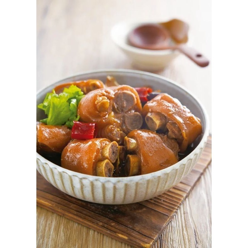 【極海鮮八號鋪】新興四六一 紅燒/筍香/花生豬腳(腳圈)一包600g(固形物:400g)-細節圖3