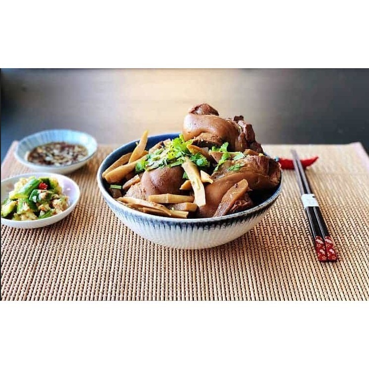 【極海鮮八號鋪】新興四六一 紅燒/筍香/花生豬腳(腳圈)一包600g(固形物:400g)-細節圖5