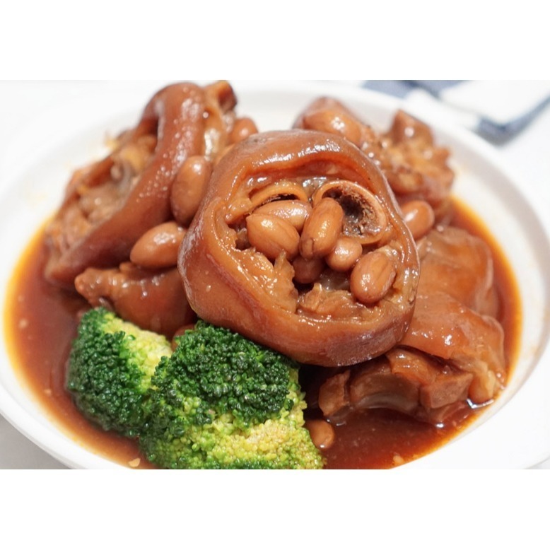 【極海鮮八號鋪】新興四六一 紅燒/筍香/花生豬腳(腳圈)一包600g(固形物:400g)-細節圖6