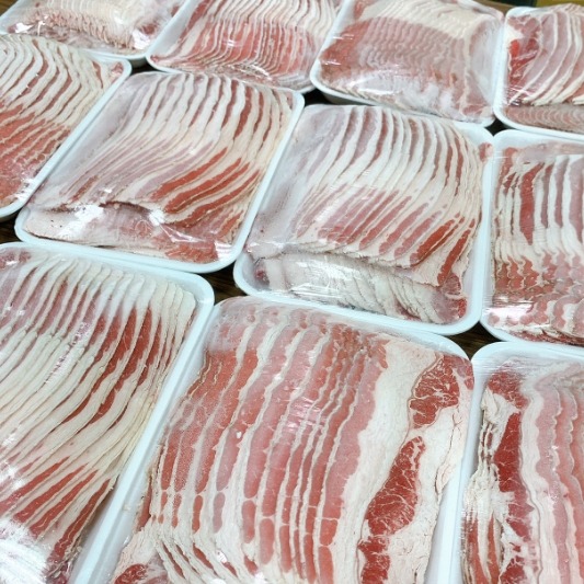 【極海鮮八號鋪】Excel Choice濕式熟成牛五花500g±5%/包，瘦肉中帶有油脂讓吃起來的口感不柴不膩-細節圖4