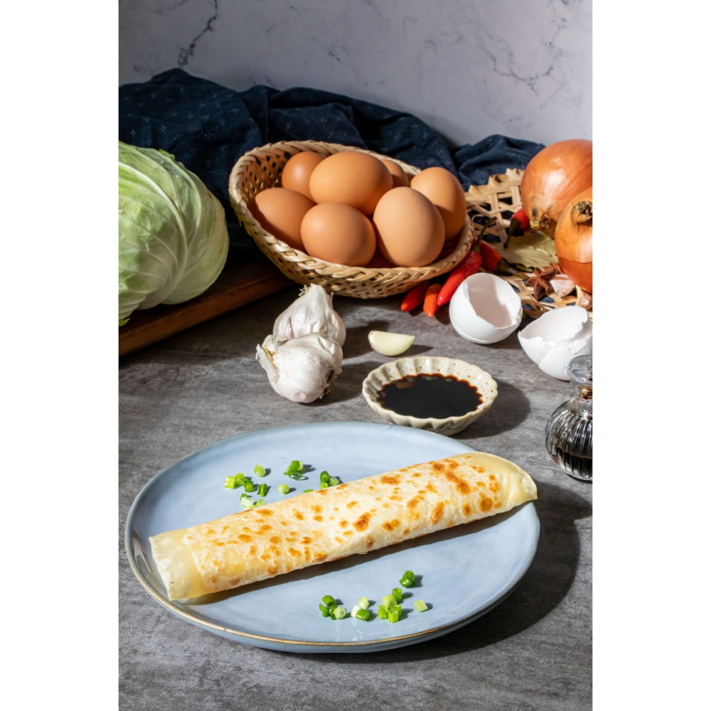 【極海鮮八號鋪】杰哥 原味蛋餅皮，一咬就愛上，層次分明、Q彈不黏牙，口感獨特，市面上絕無僅有！-細節圖3