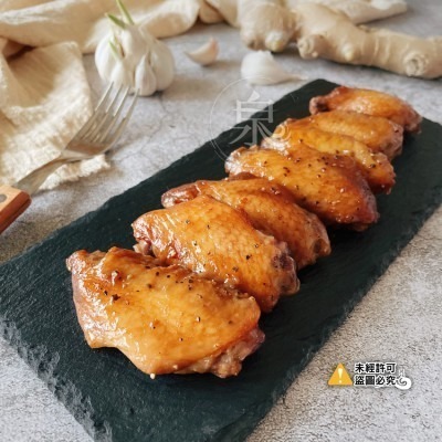 【極海鮮】外酥內嫩的炭烤胖胖翅，500g 裡藏 13～15 支小雞翅中段，炭火燒烤焦香撲鼻，搭配獨家甜鹹醬料，一包搞定-細節圖6