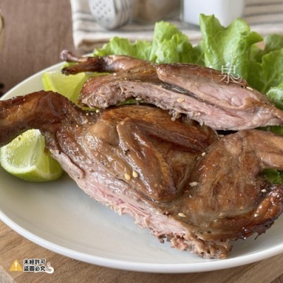 【極海鮮八號鋪】野味烤斑鳩已醃製入味，外皮金黃酥脆、肉質鮮嫩軟滑！不論烤肉、燒烤還是酥炸，一包就能滿足你的食慾與味蕾。-細節圖5