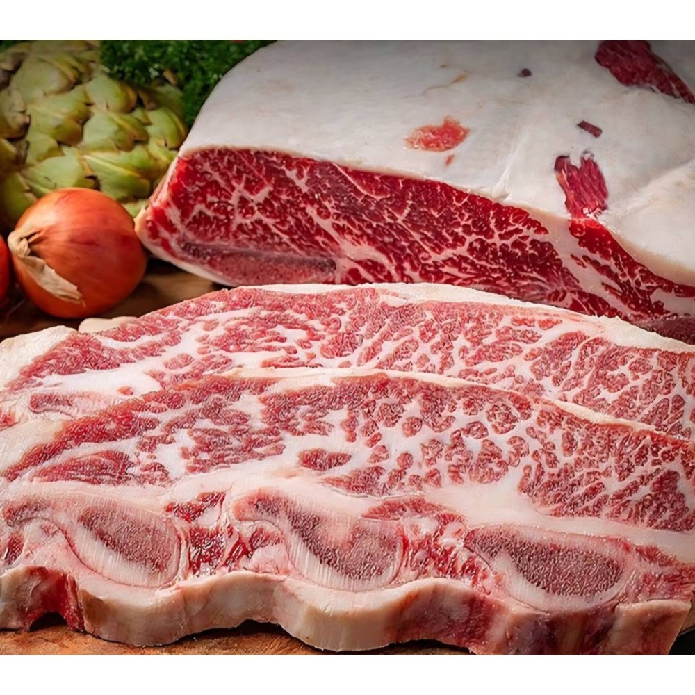 【極海鮮八號鋪】CAB全修清濕式熟成帶骨牛小排-500G±10%/包-美麗的油花-滑嫩鮮甜多汁-露營燒烤-細節圖7