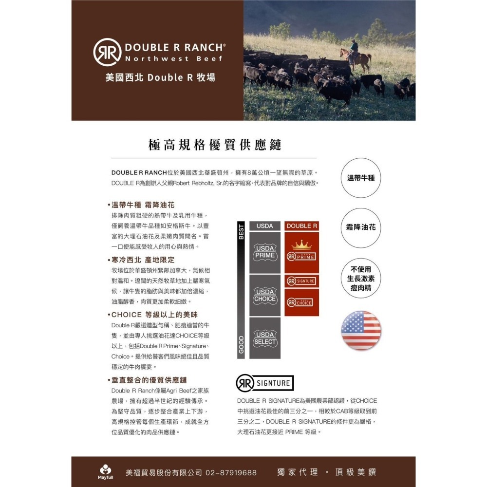 【極海鮮八號鋪】CAB全修清濕式熟成帶骨牛小排-500G±10%/包-美麗的油花-滑嫩鮮甜多汁-露營燒烤-細節圖8