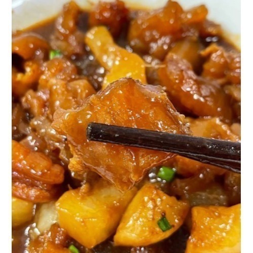 【極海鮮八號鋪】香辣嫩Q牛雙寶鍋500g /包🔥重磅推出👉半筋半肉牛肉爐，加熱就開動！-細節圖2
