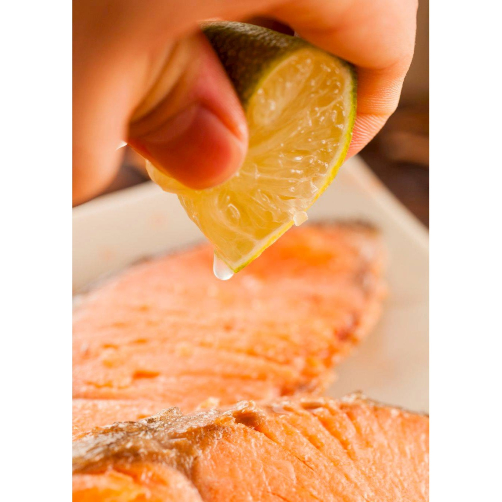 【極海鮮八號鋪】🐟智利帶骨半月切鮭魚💗3片/包450G±10%/包-肉質鮮甜，香煎/火烤/煮湯樣樣行-細節圖4