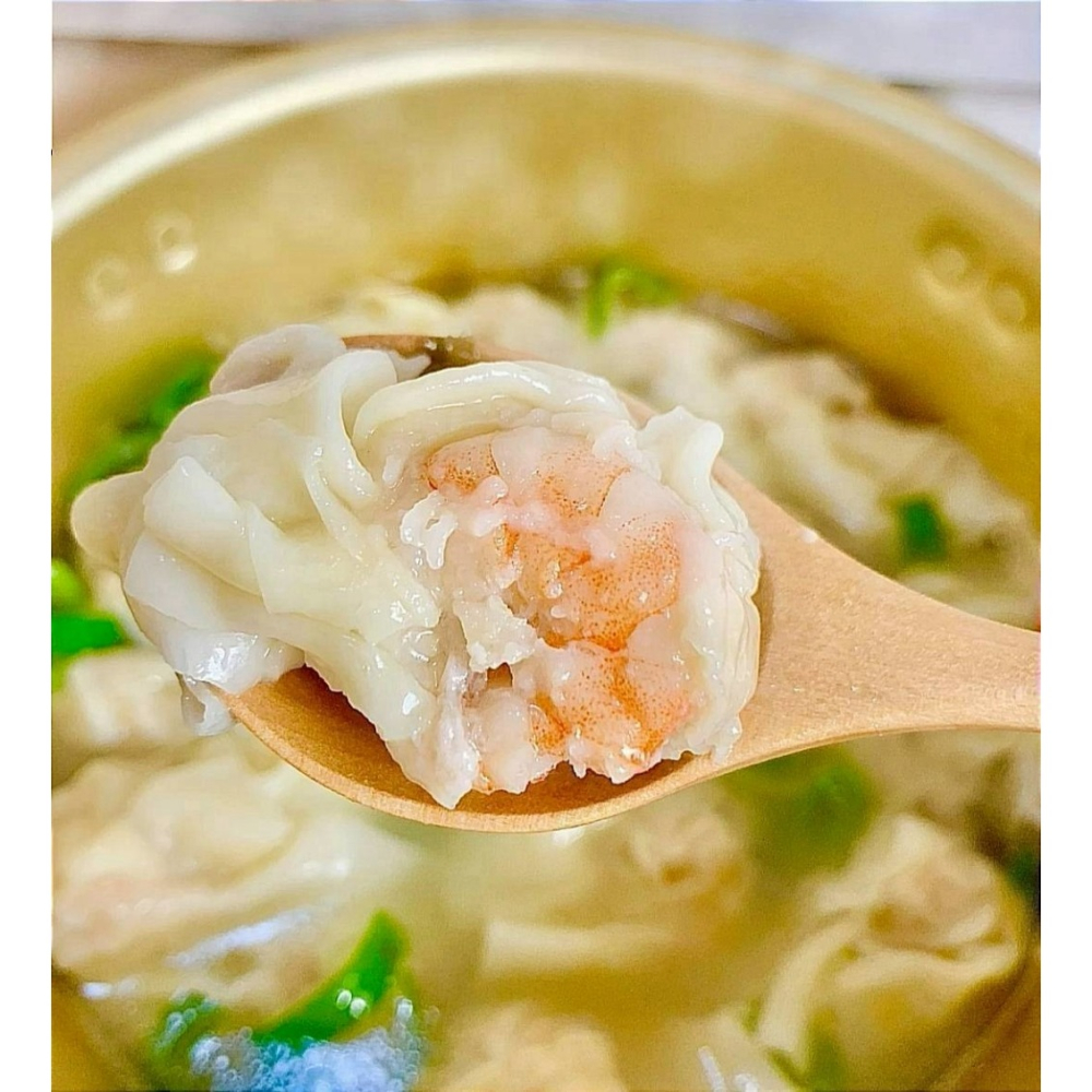 【極海鮮八號鋪】🦐【鹿港圓環頂麵食館，招牌無毒蝦/頂級黃金干貝餛飩】皮薄餡多 · 鮮甜彈牙 · 家常快煮好味道-細節圖4