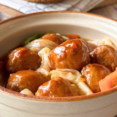 【極海鮮八號鋪】🍲 福滿翠玉獅子頭，飽滿扎實的大粒獅子頭，慢燉入味、汁香不散，是家庭聚餐與宴客的完美主菜。-細節圖4