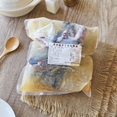 【極海鮮八號鋪】黃金蟲草干貝烏骨雞2200g/包 🌼黃金蟲草，搭配鮮味干貝 🦪 佐以當歸 🌿紅棗等溫潤食材-細節圖4