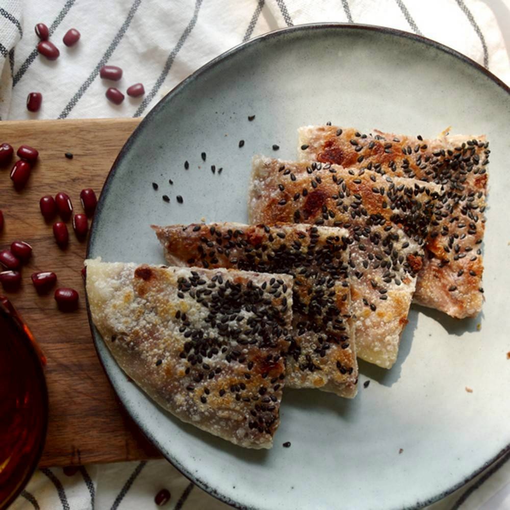 【極海鮮八號鋪】【杰哥水餃X日光豆漿 鍋餅系列】🅰️.萬丹紅豆鍋餅🅱️.香濃青蔥鍋餅🏮上海餐廳必點，經典中式甜點-細節圖8