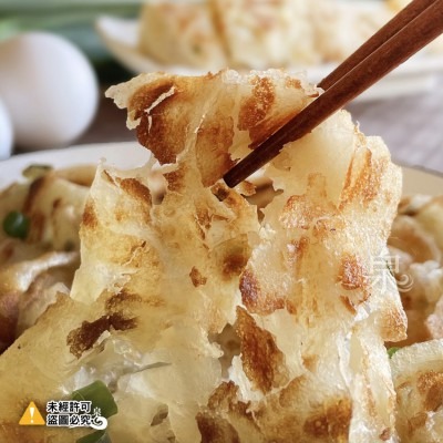 【極海鮮八號舖】唐門老爹手工抓餅：職人手作厚實口感，小資家庭必備的飽足美味 🍱手工抓餅，多層次Q彈、外酥內軟、蔥香四溢-細節圖4