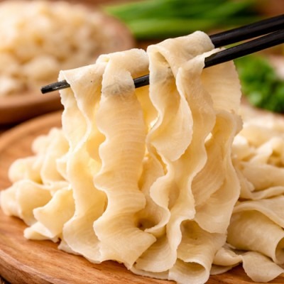 【極海鮮八號鋪】帶子寬麵200g*5入✨ 人氣百搭麵條 Q彈滑順、紮實有嚼勁👉 中火煮 5–6分鐘 即可熟成-細節圖4