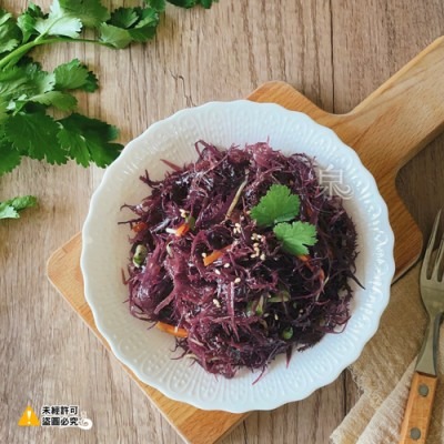 【極海鮮八號鋪】涼拌紫晶藻200g/包🥗高膳食纖維，營養豐富，酸酸甜甜口感Q脆超開胃！-細節圖2
