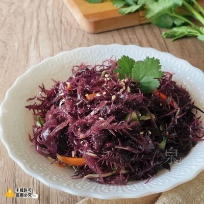 【極海鮮八號鋪】涼拌紫晶藻200g/包🥗高膳食纖維，營養豐富，酸酸甜甜口感Q脆超開胃！-細節圖3