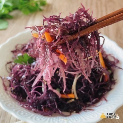 【極海鮮八號鋪】涼拌紫晶藻200g/包🥗高膳食纖維，營養豐富，酸酸甜甜口感Q脆超開胃！-細節圖4