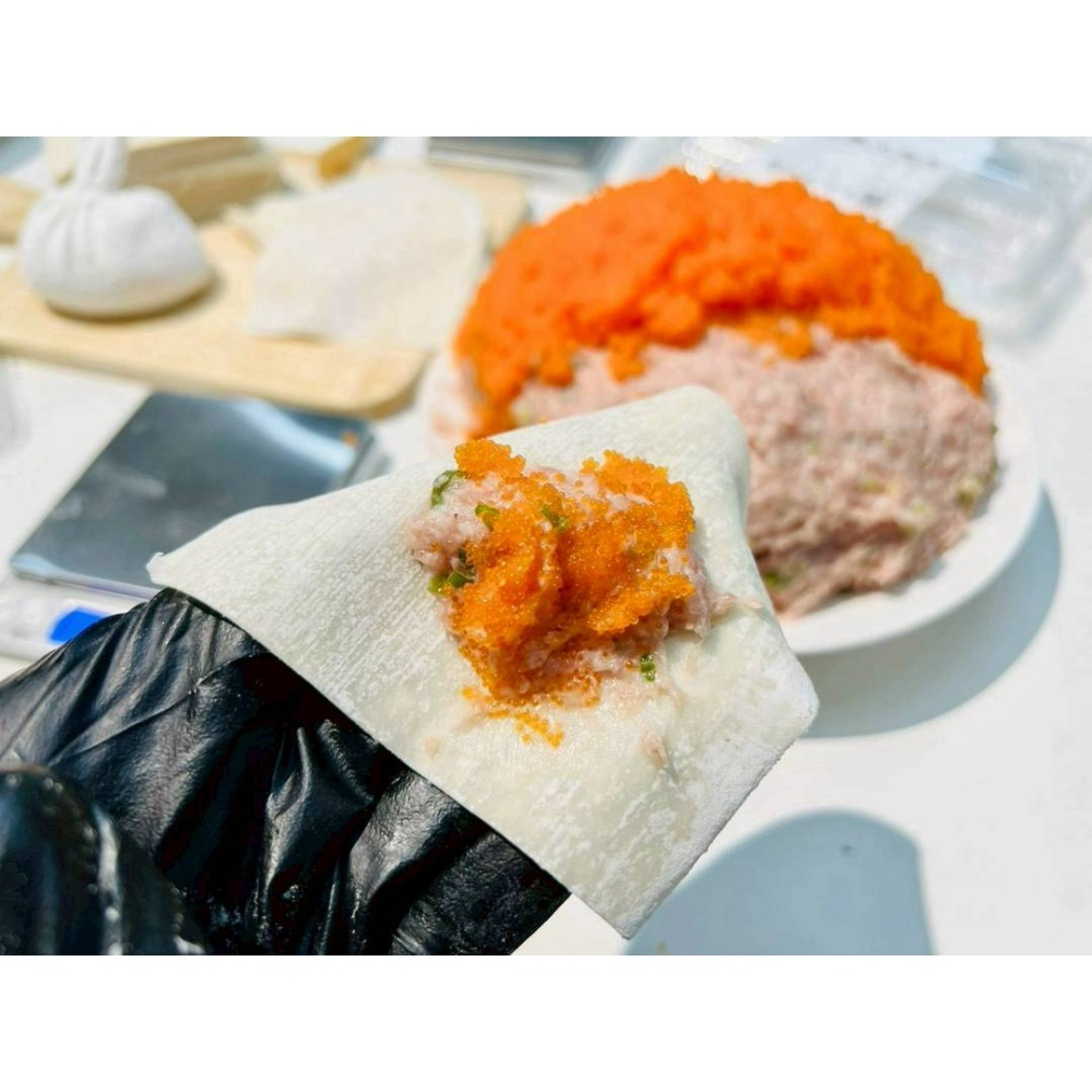 【極海鮮八號鋪】啵啵魚卵鮮肉餛飩180g±5%/10入/包🔥一口爆汁＋啵啵雙重暴擊！顛覆你對餛飩的想像🔥-細節圖5